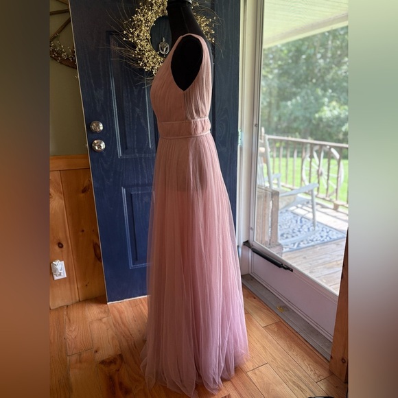 Jenny Yoo Tulle Dress, Whipped Apricot, Size 2 - Picture 11 of 16